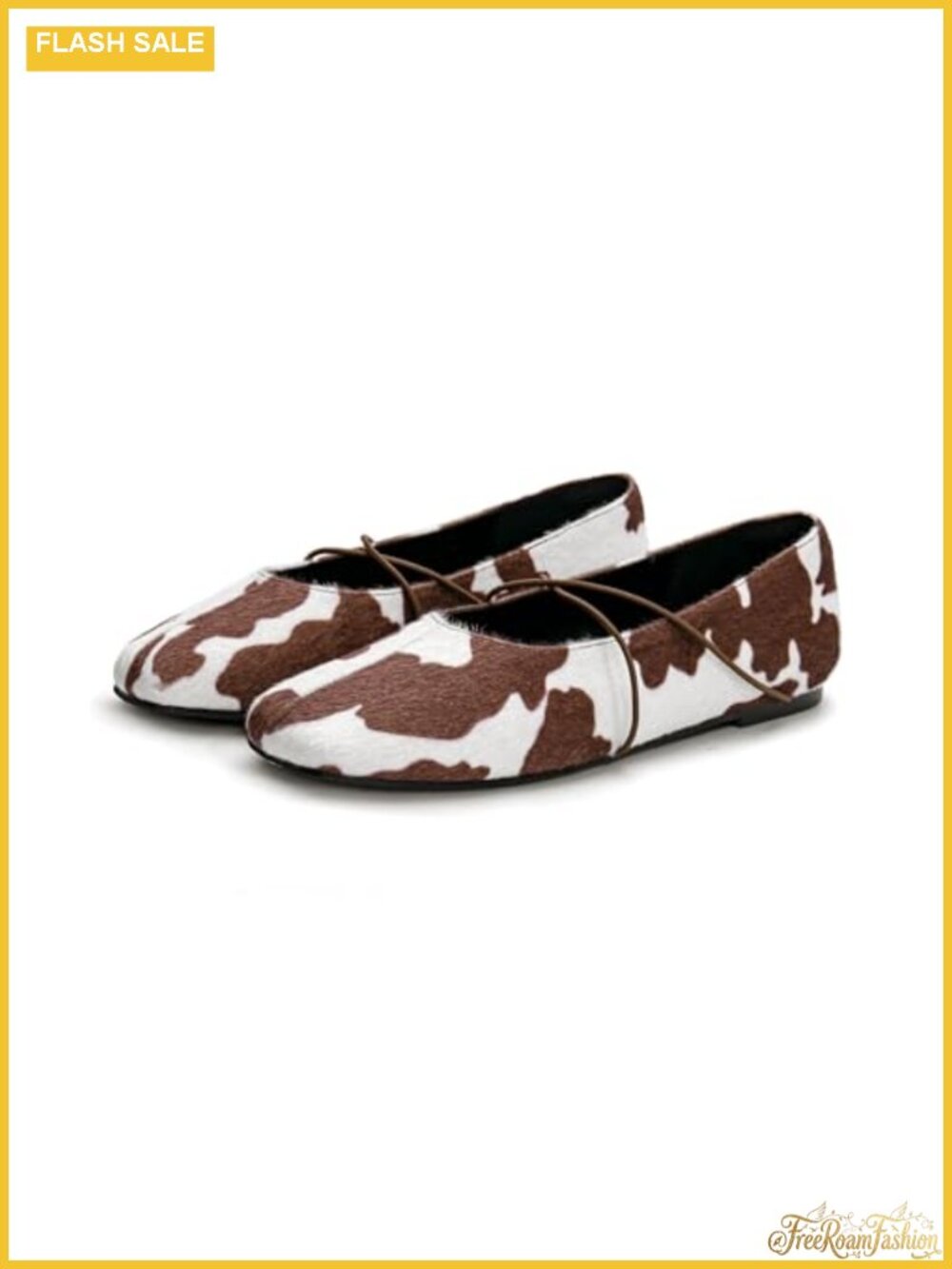 ZodyBoer Mary Jane Flats Square Toe Slip On Ballerina Flat Leather Comfortable